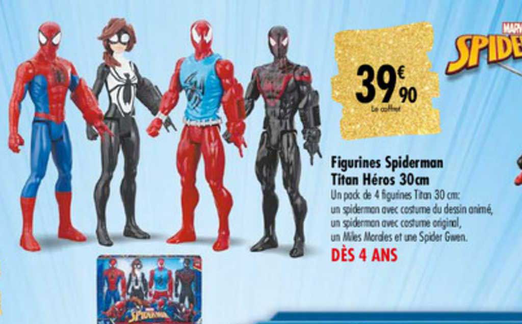 Pack 4 Silhouettes 30 cm Spiderman ALMACENESADAN 0890 pour la décoration de fêtes et Anniversaires 