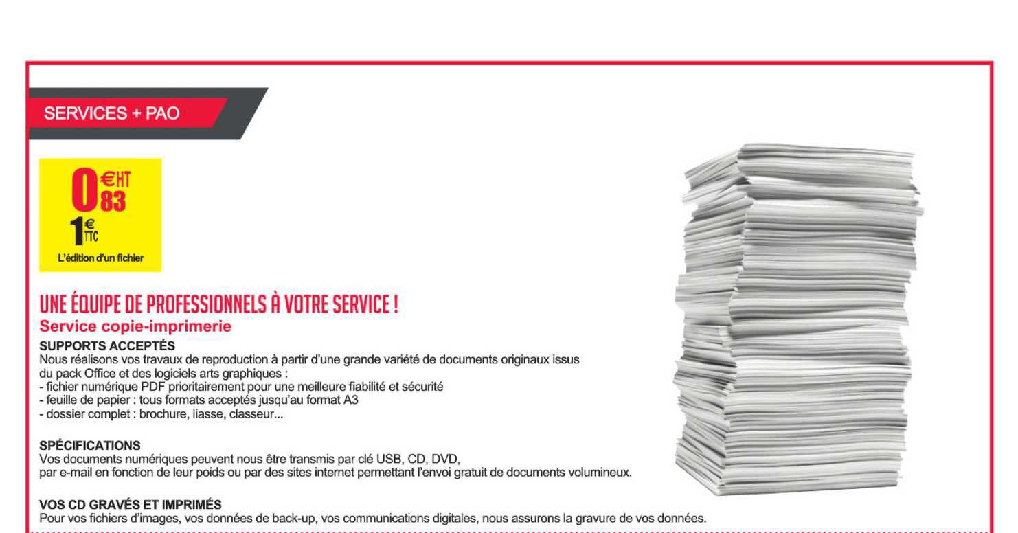 Promo Service Copie Imprimerie Chez Office Depot ICatalogue fr
