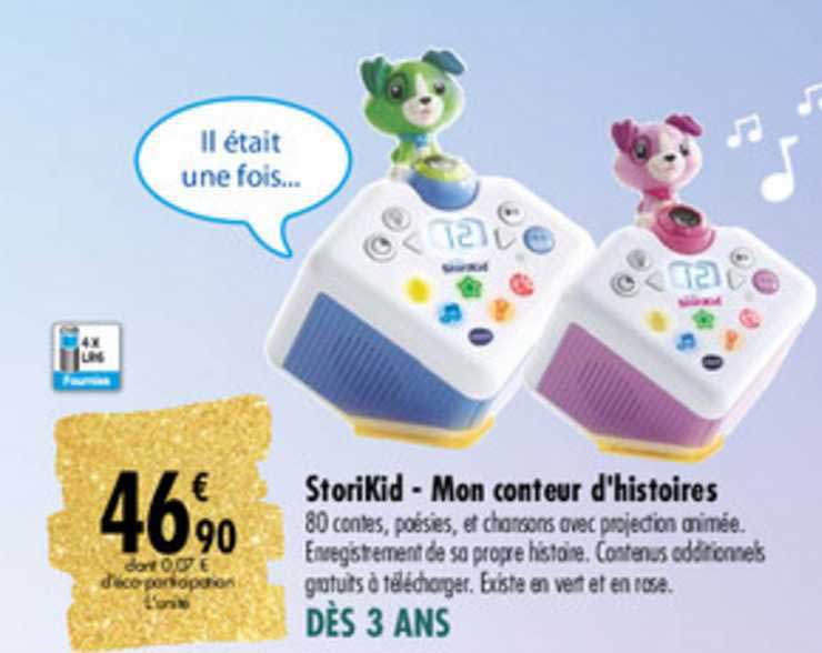 Promo StoriKid - Mon Conteur d'Histoires chez Carrefour