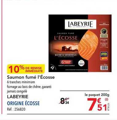 Promo Saumon Fum L cosse 10 De Remise Imm diate Chez METRO Promo Saumon Fum L cosse 10 De Remise Imm diate Chez METRO