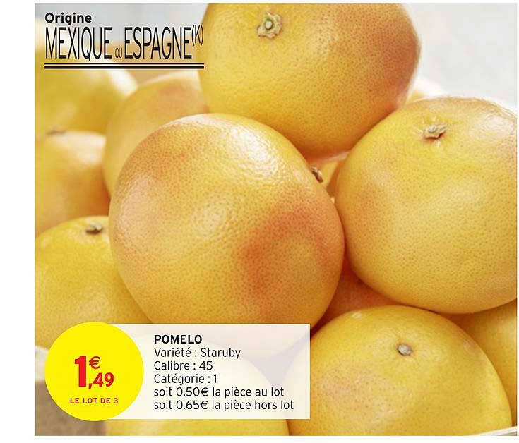 Promo Pomelo chez Intermarché iCatalogue.fr