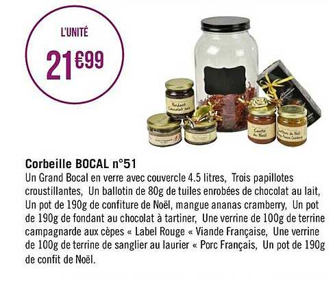Casino Supermarchés Corbeille Bocal N°51