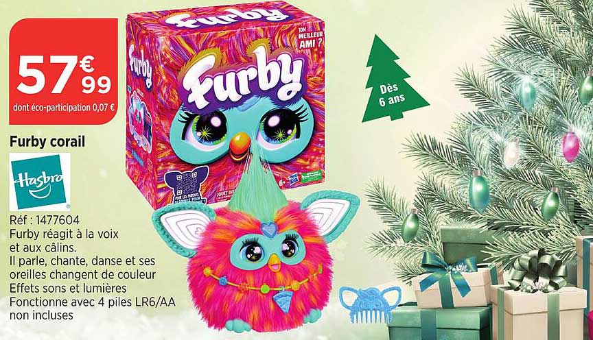 Promo Furby Corail Hasbro chez Bi1 