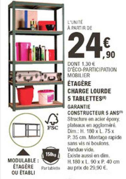 Etagere Brico Leclerc
