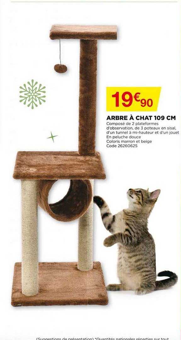 Offre Arbre A Chat 109 Cm Chez Bricomarche