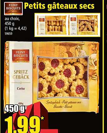 Offre Petits Gateaux Secs Feiny Biscuits Chez Norma