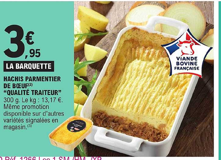Promo Hachis Parmentier De Bœuf 