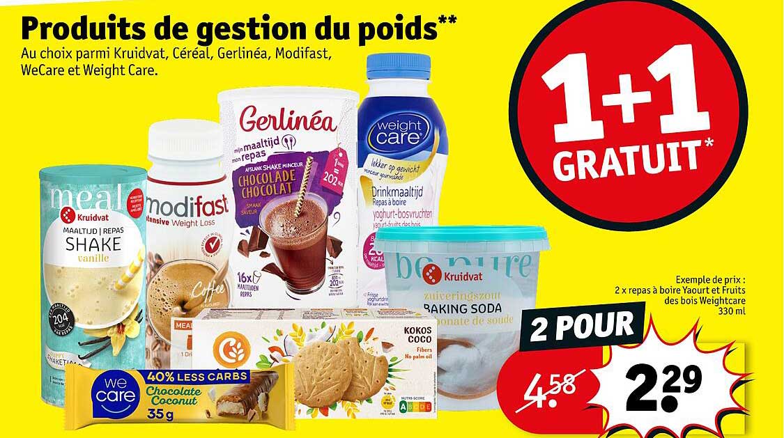 Gerlinéa Milkshake gerlinéa - En promotion chez Carrefour
