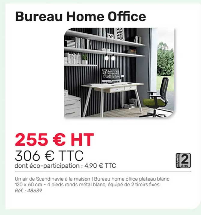 Promo Bureau Home Office chez Office Depot iCatalogue.fr