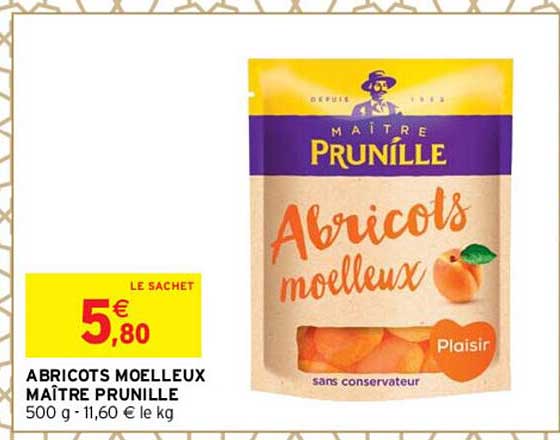 Intermarché Abricots Moelleux Maître Prunille