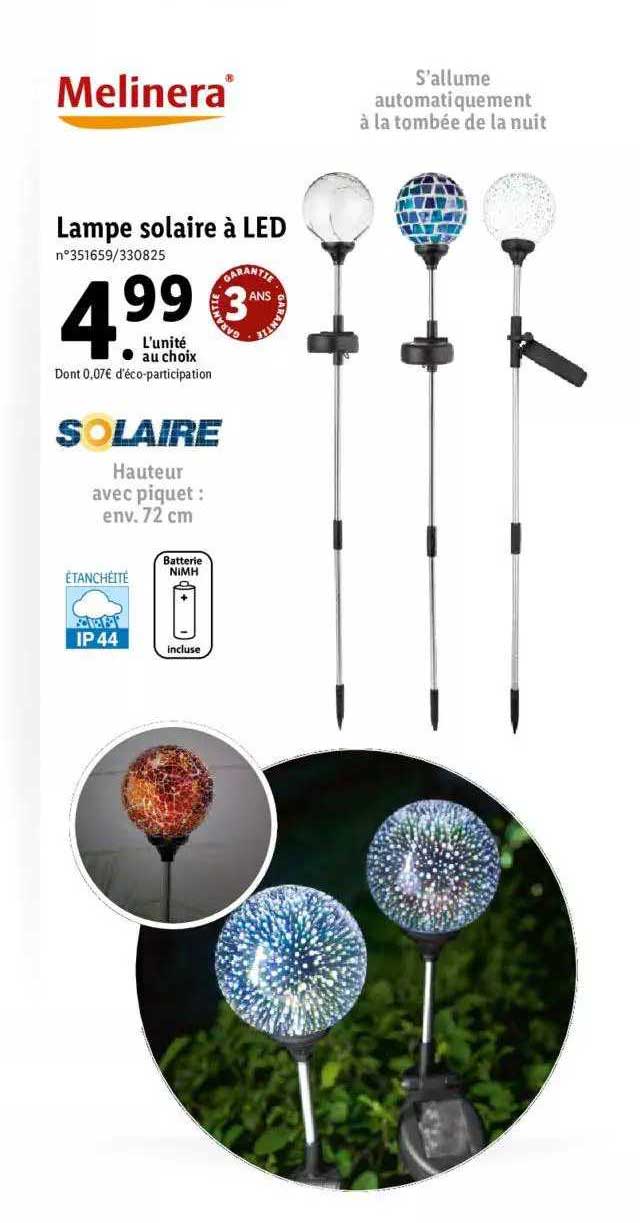 Lampe Led solaire - Promodeal