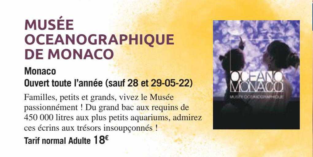 Carrefour Spectacles Musée Oceanographique De Monaco