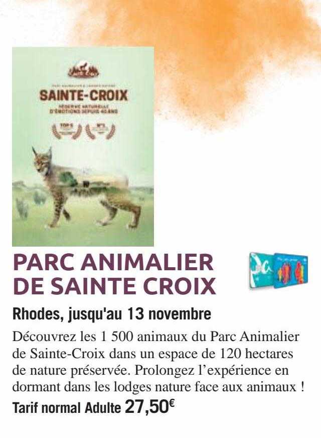 Carrefour Spectacles Parc Animalier De Sainte Croix Rhodes