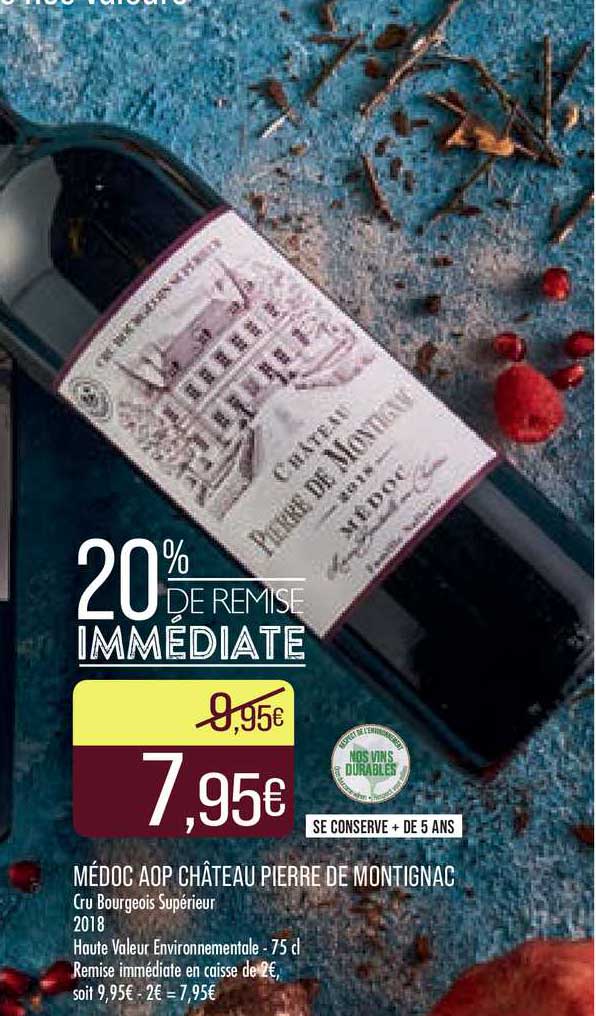 Château Pierre de Montignac - 2018 - Médoc Cru Bourgeois Supérieur 