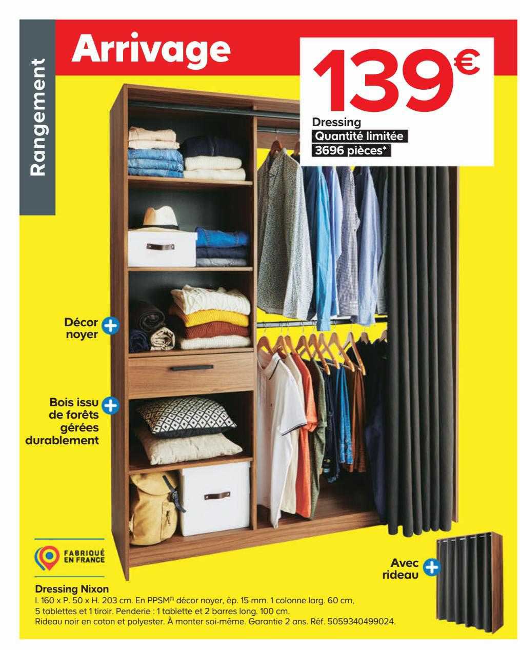 Promo Dressing Nixon chez Castorama iCatalogue.fr