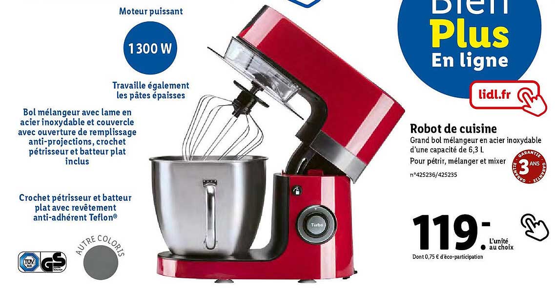 Promo Robot De Cuisine chez Lidl iCatalogue.fr