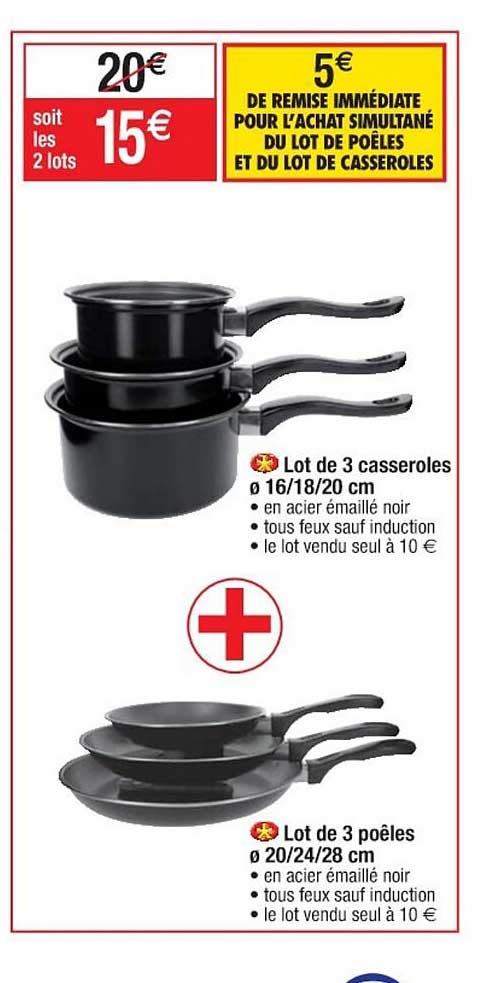 Casseroles Lourdes En Cuivre Avec Poignées En Fer Forgé (5