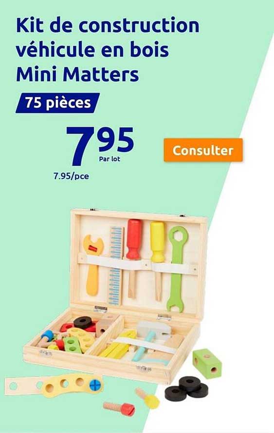 Coffret Jouets En Bois - 6 Véhicules + 9 Panneaux De Signalisation Pour Enfants (Garçons Et Filles)