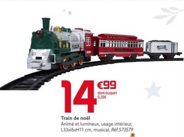 Train Electrique Noel Gifi