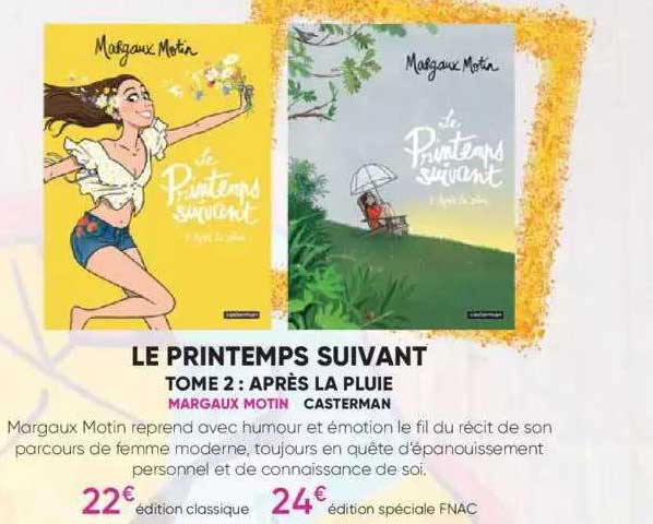 Le Printemps Suivant Tome 2 Date De Sortie