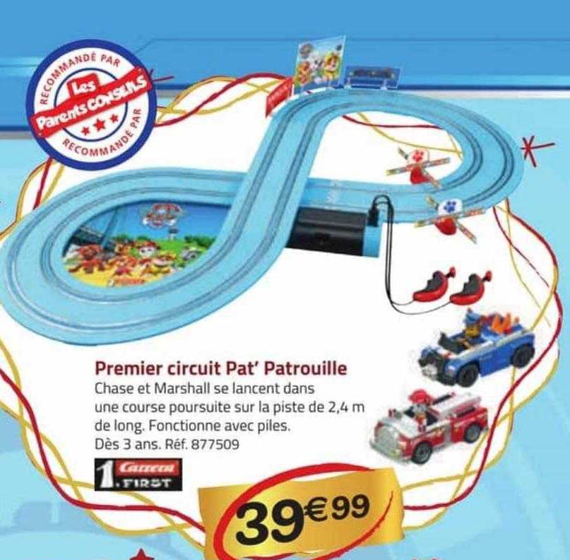 Promo Premier Circuit Patpatrouille Carrera First Chez La Grande Récré Icataloguefr 3012