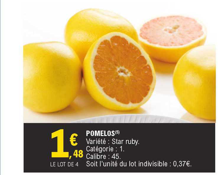 Offre Pomelos chez E Leclerc