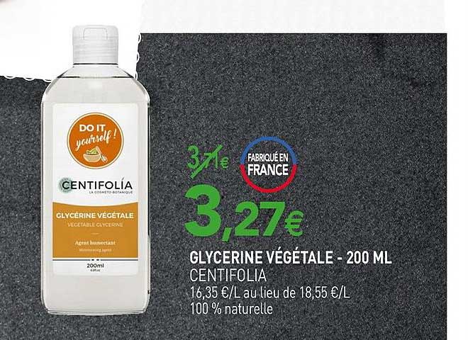 Centifolia Do It Yourself Glycérine Végétale Bio 200ml