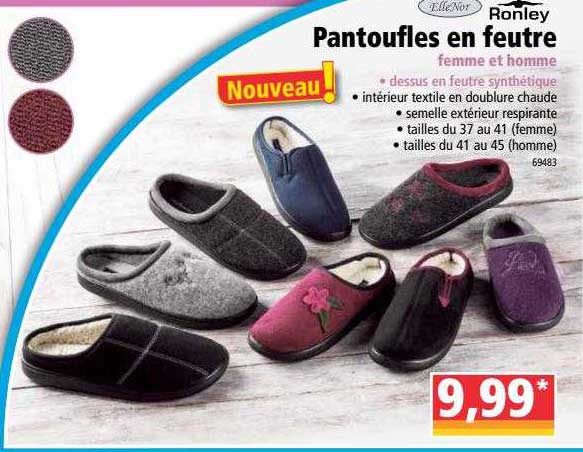 Pantoufles En Feutre De Laine Et Semelle En Liège Pour Homme - Asportuguesas - Gris