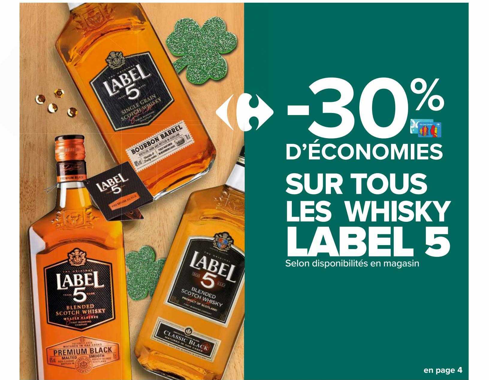 Promo Les Whisky Label 5 chez Carrefour - iCatalogue.fr