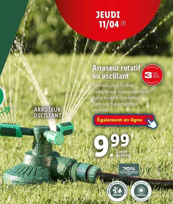 Arroseur Oscillant Lidl