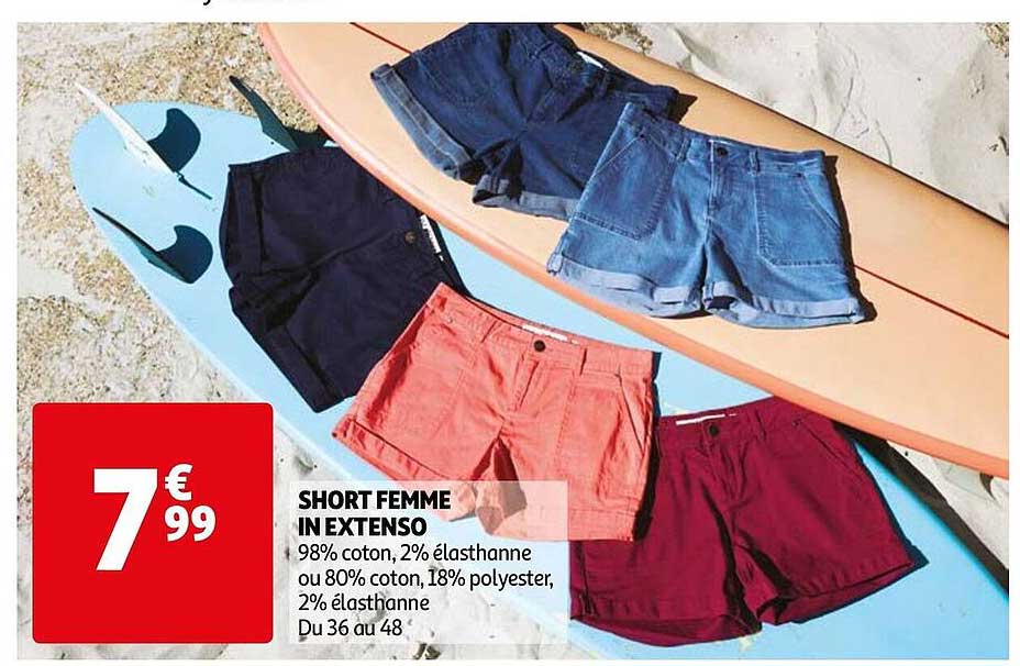 Promo In extenso sous-pull femme chez Auchan
