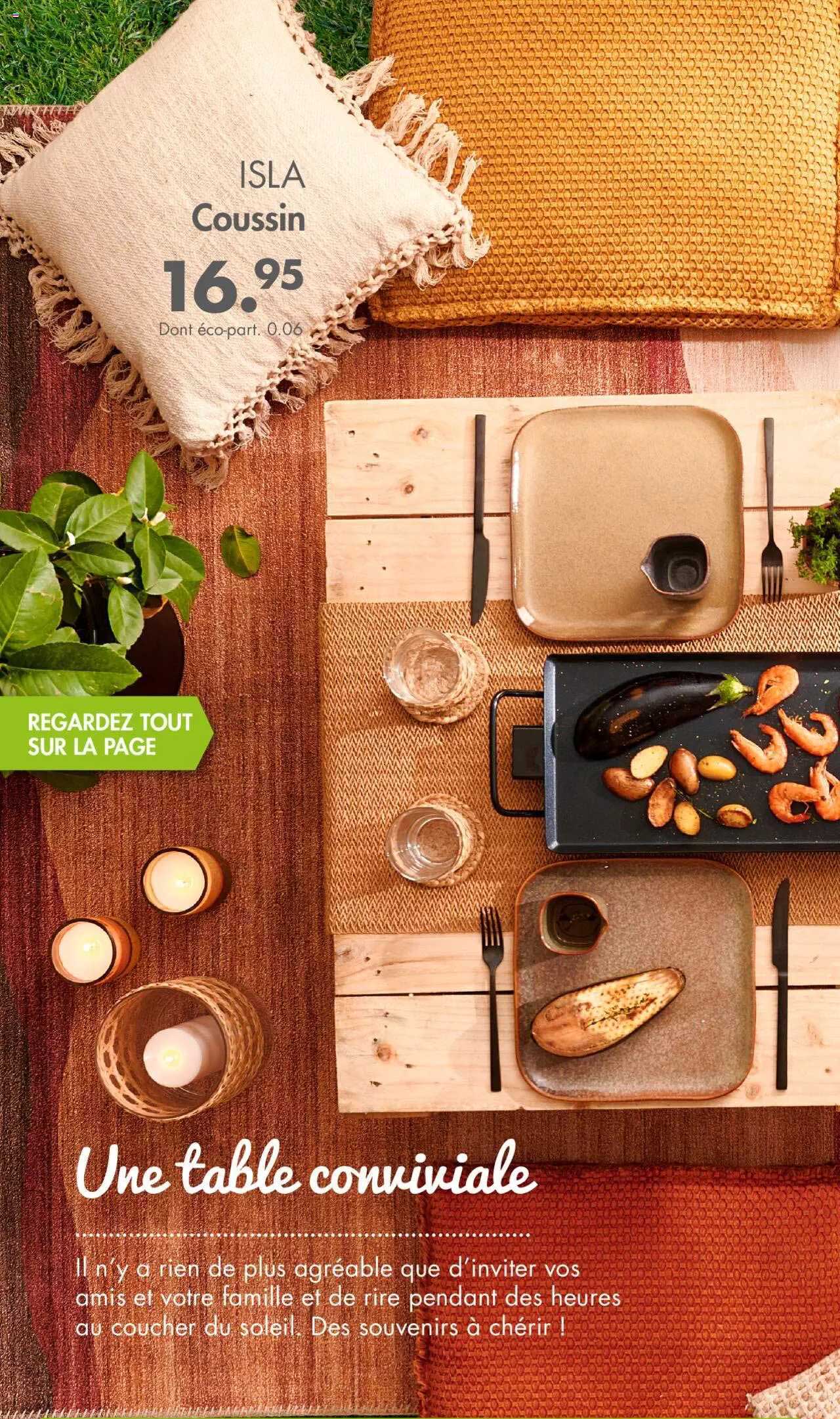 Promo Isla Coussin chez Casa iCatalogue.fr
