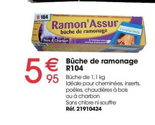 Promo Bûche De Ramonage R104 Ramon'assur chez Brico Pro 