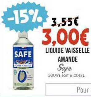 Liquide Vaisselle Peaux Sensibles Zero% - Rainett - 500ml