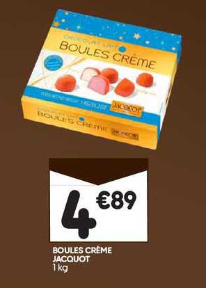 Leader Price Boule Crème Jacquot