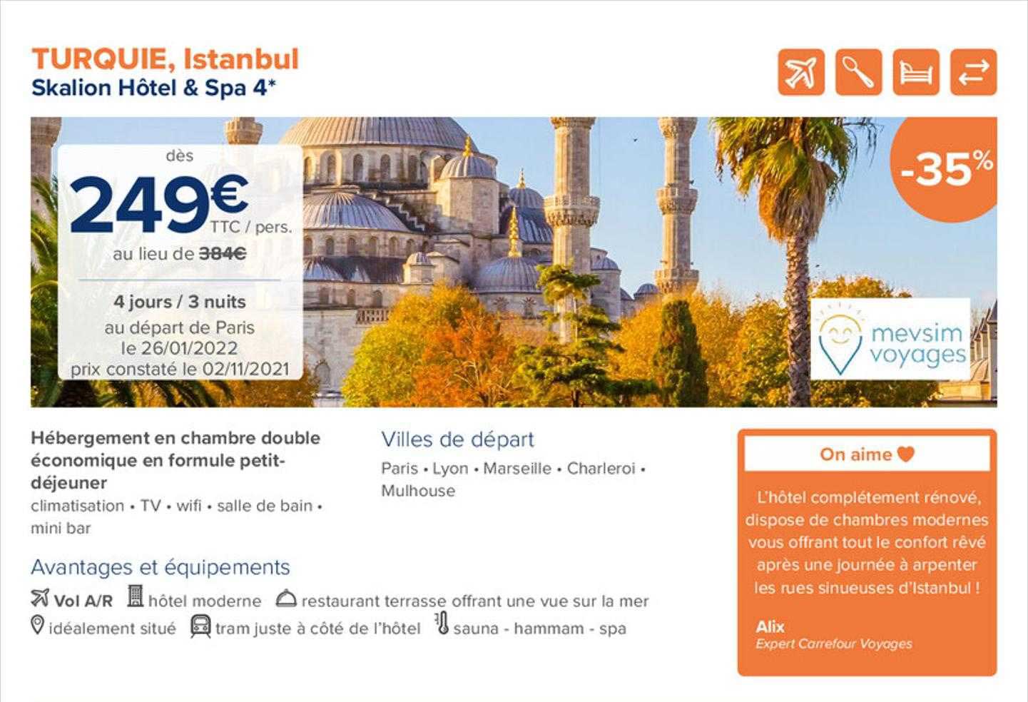 carrefour voyage istanbul