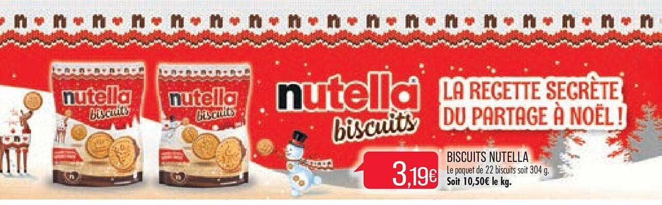 Promo Biscuits Nutella Chez Match - ICatalogue.fr