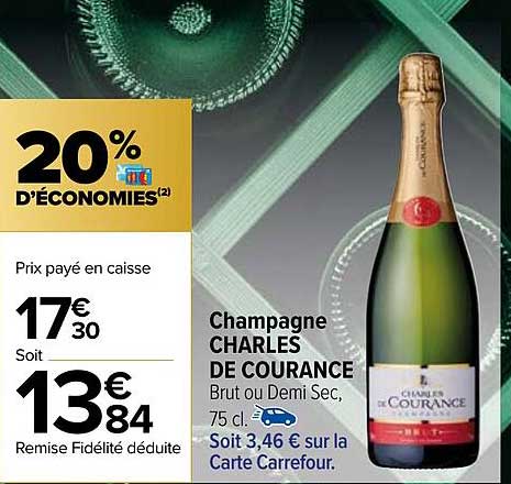 Promo Champagne Charles De Courance chez Carrefour - iCatalogue.fr