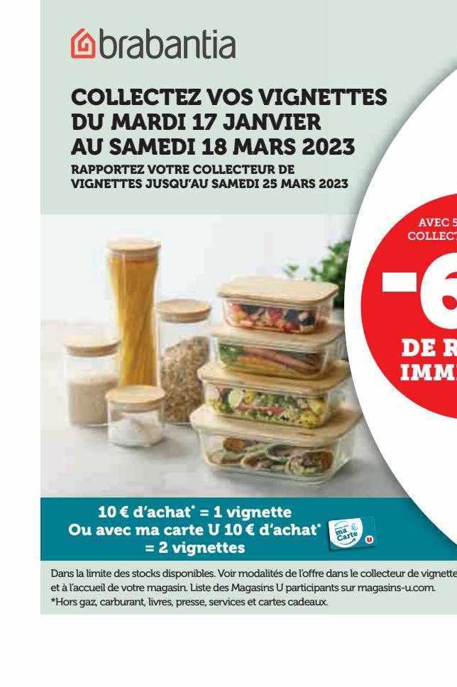 Promo Brabantia chez Hyper U iCatalogue.fr