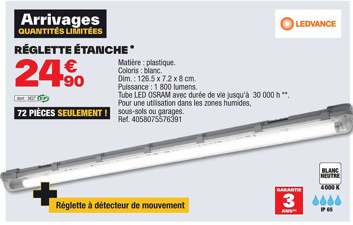 Reglette Led Brico Depot