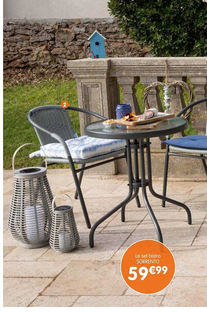 Promo Le Set Bistro Sorrento chez Babou iCatalogue.fr