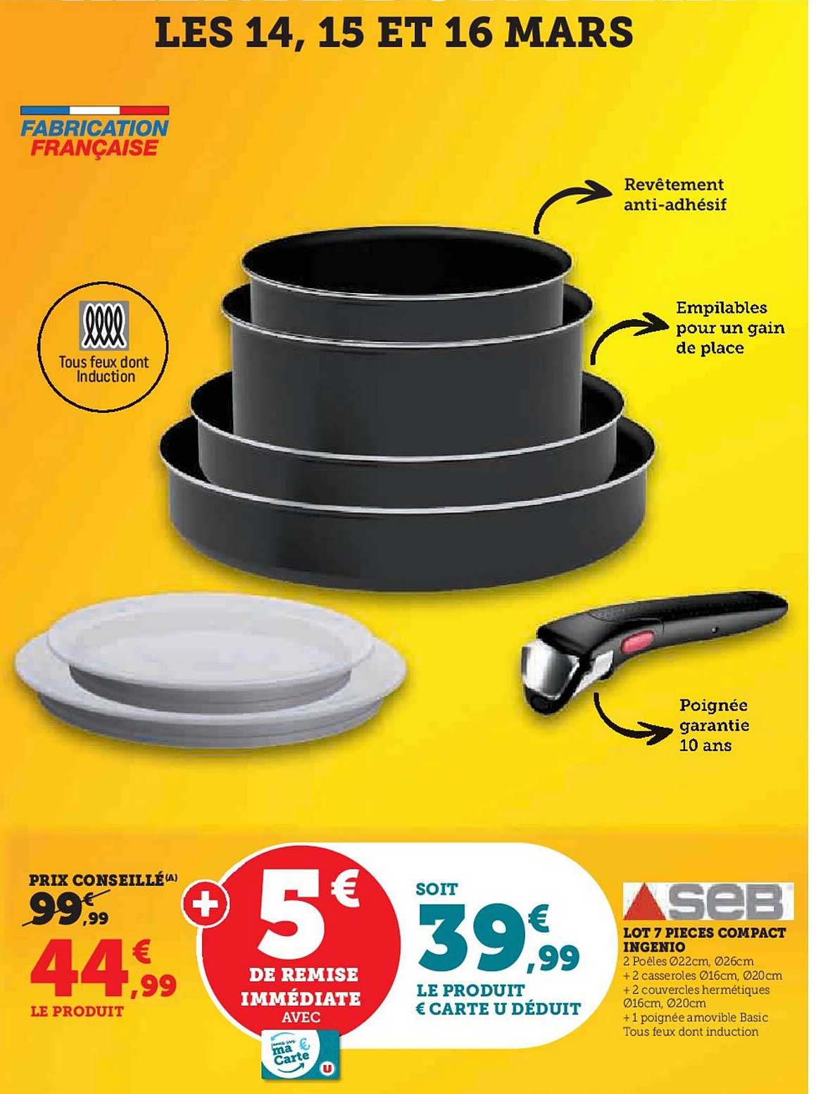 Lot complet de 6 ou 7 burins à mortaiser carrés pour menuiserie et
