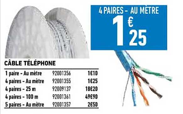 Étui de rangement pour câble téléphone