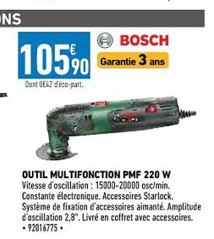 Outil multifonction PMF - 220W