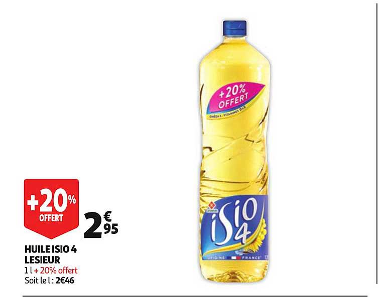 Promo Lesieur huile isio 4 chez Casino Supermarchés