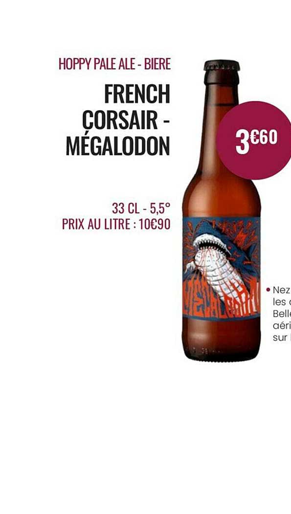 Offre French Corsair Megalodon Chez Nicolas