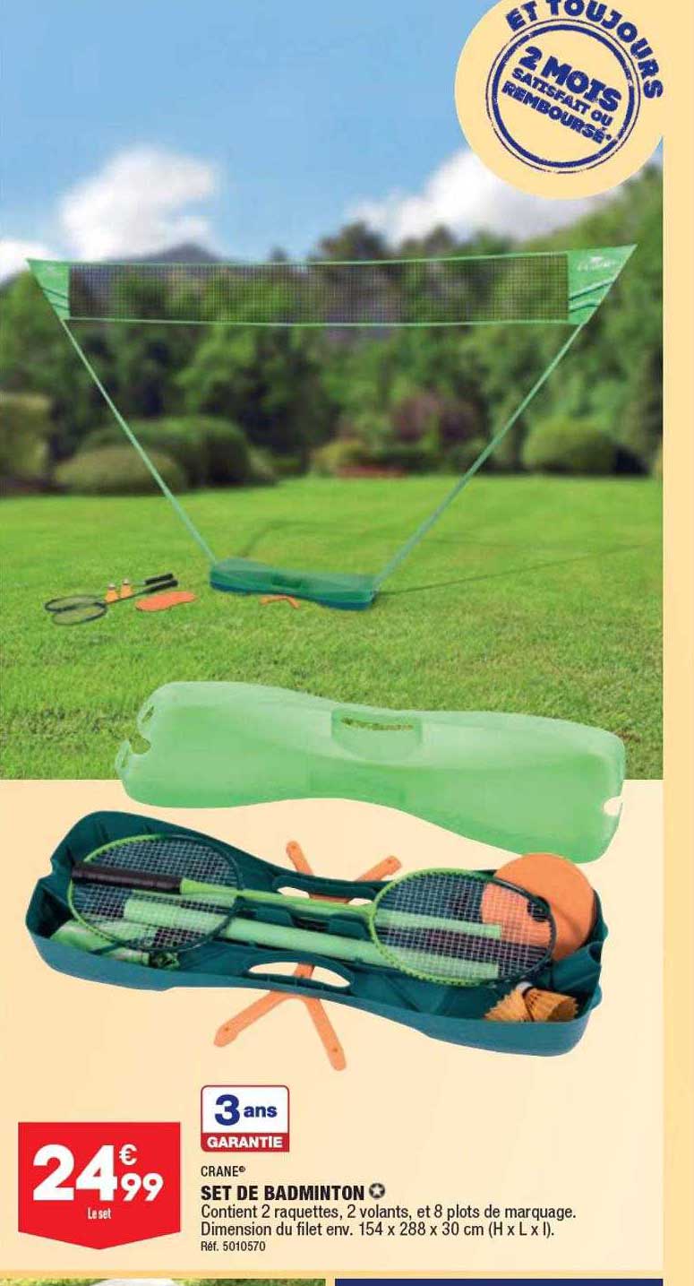 Promo Set De Badminton Crane chez Aldi iCatalogue.fr
