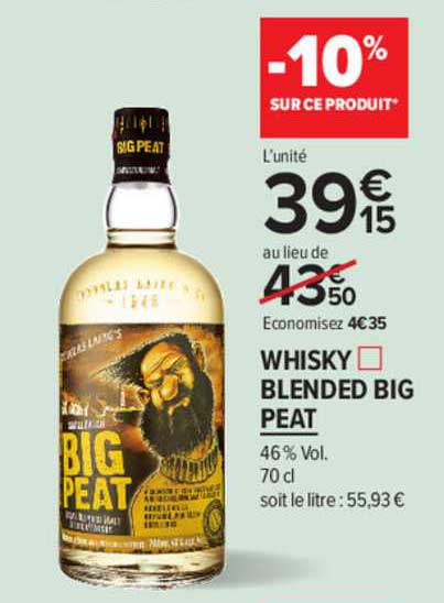 Carrefour Contact Whisky Blended Big Peat