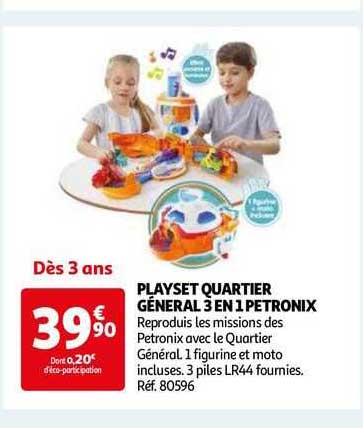 Petronix Quartier Generale - Playset Del Quartier Generale Dei Petronix Che Si Trasforma In Sottomarino, Aeroplano E Nave, Per Bambini A Partire Dai 3 Anni, Pet07000