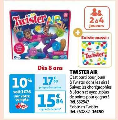 Promo Twister Air chez Géant Casino